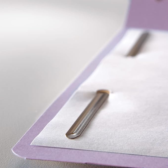 Smead Fastener File Folder, 2 Fasteners, Reinforced 1/3-Cut Tab, Letter Size - Image 5