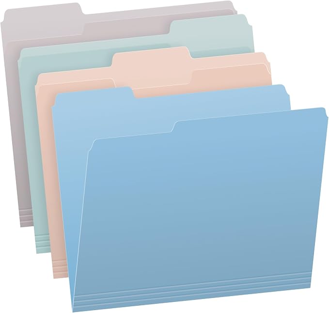 Pendaflex File Folders, Letter Size, 1/3-Cut Tabs, Expanding Bottom, Durable by TOPSProducts