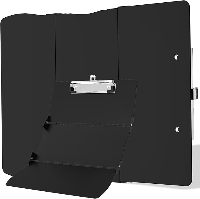 Clipboard Foldable Without Edition Cheat Sheets Aluminum 3 Layers Foldable by Trustnice