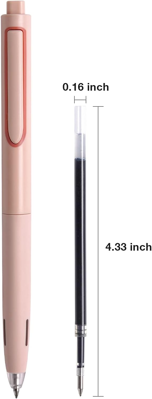 Writech Liquid Gel Pen Refills: Fine Point 0.5mm Black Ink Twin-Ball Nib Refill - Image 4
