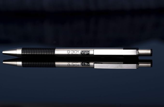 Zebra Pen G-301 Retractable Gel Pen, 0.7mm Medium Point, Stainless Steel Barrel - Image 8