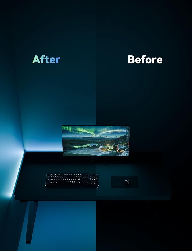 RGB Backlight for PC & Mac, LED Strip Light Sync - Image 3