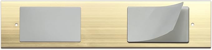 10 Pack 2” x 10” Aluminum Name Plate Holders - Image 5