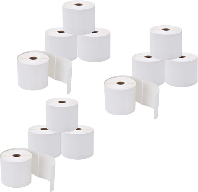 4" x 6" Direct Thermal Labels Roll, 450 Per Stack, Elton Printers by NefLaca