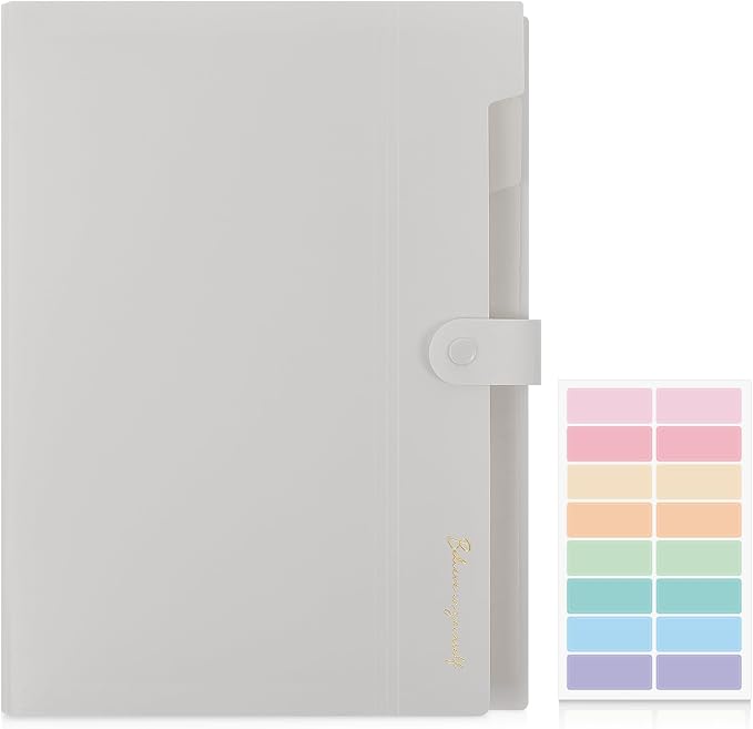 SKYDUE Expanding File Folder, Accordion File Organizer - Image 2