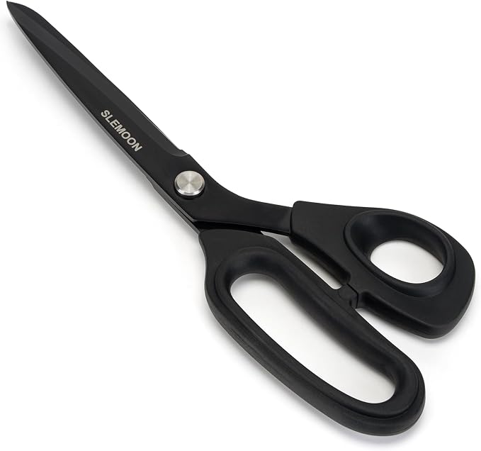 8.5" Scissors All Purpose, Heavy Duty Office Scissor | Sharp Blades and Comfort by SLEMOON