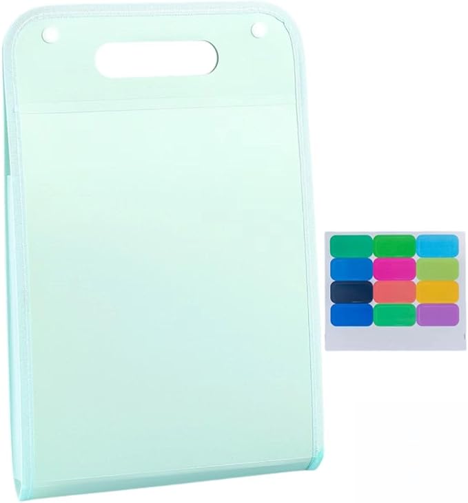 Vertical Accordion File Folder, 13 Pockets Expanding File Organize by SimpleToolsWonderfulLife