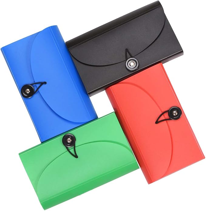 SEEKIND Expanding File Folders 4 Pack, 7.1" 4.2" Receipt Organizer Folder - Image 5
