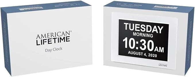 American Lifetime 【New 2025】 Dementia Digital Clock - Image 4