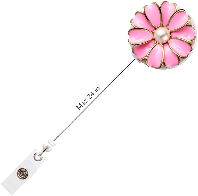 Retractable Badge Holder, ID Badge Reel - Image 3