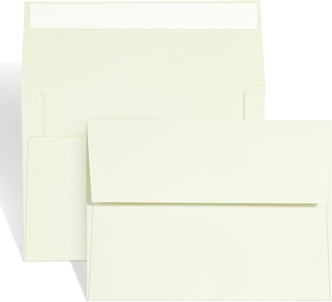 A7 ivory Invitation 5x7 Envelopes by AZAZA