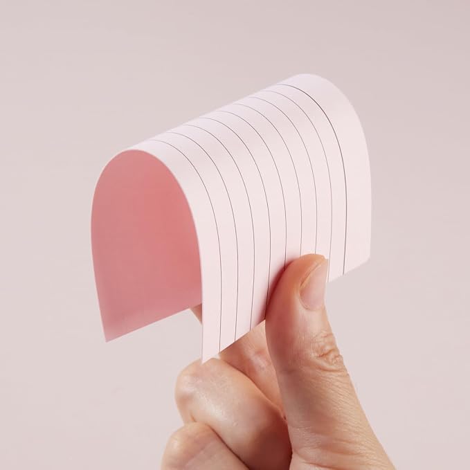 100 Sheets 3x5 Colored Ruled Note Cards Index Cards, 5 Pink | 250 GSM Heavy - Image 3