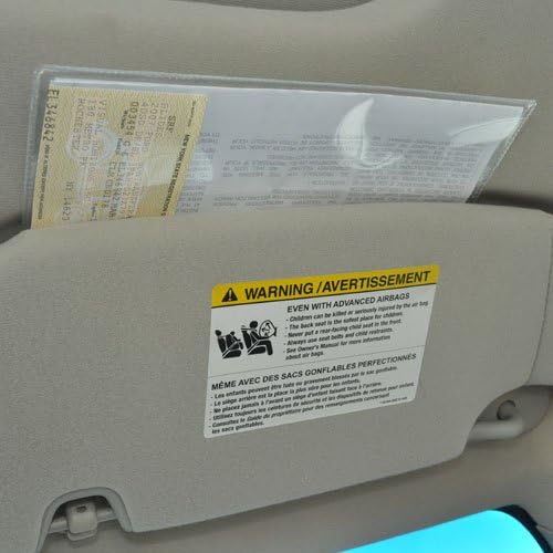 StoreSMART - Clear Plastic Policy/Lotto Ticket Holders - 25 Pack - INS30-25 - Image 4