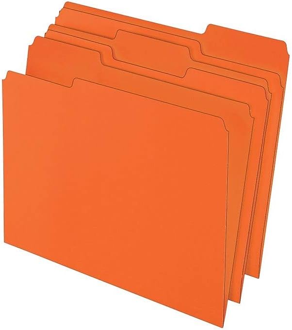 Staples File Folders, Letter Size, 1/3‑Cut Tabs, Heavy‑Duty Paper Stock - Image 2