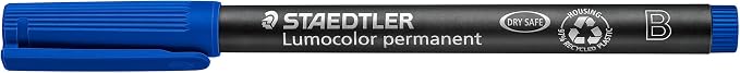 STAEDTLER Lumocolor Permanent Pen 314-3 Broad 1.0/2.5mm Line by Staedtler