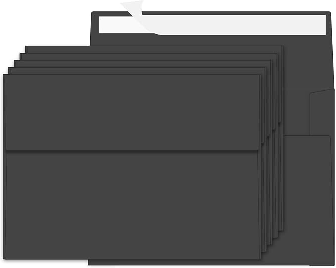 200 Packs White 4x6 Envelopes for Invitation Card, A6 Small Envelopes Self Seal by Ouzoustate
