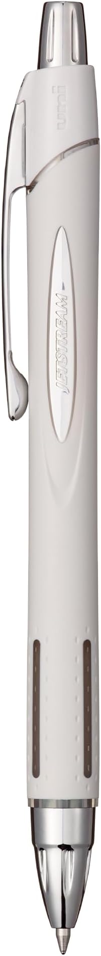 Uni-Ball Jetstream RT Ballpoint Pen, Fine Point, Shell White Barrel, 6 Pens - Image 4