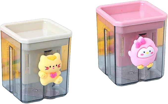 2PCS Pencil Sharpener 2PCS Pencil Sharpener, Lip Liner Sharpener, sharpened by Unknown