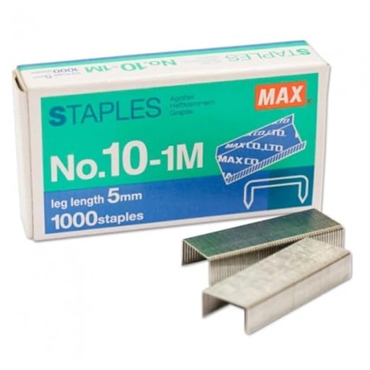 MAX mini Staple No.10-1M for The use of Compact Handy staplers by MAXUSACORP
