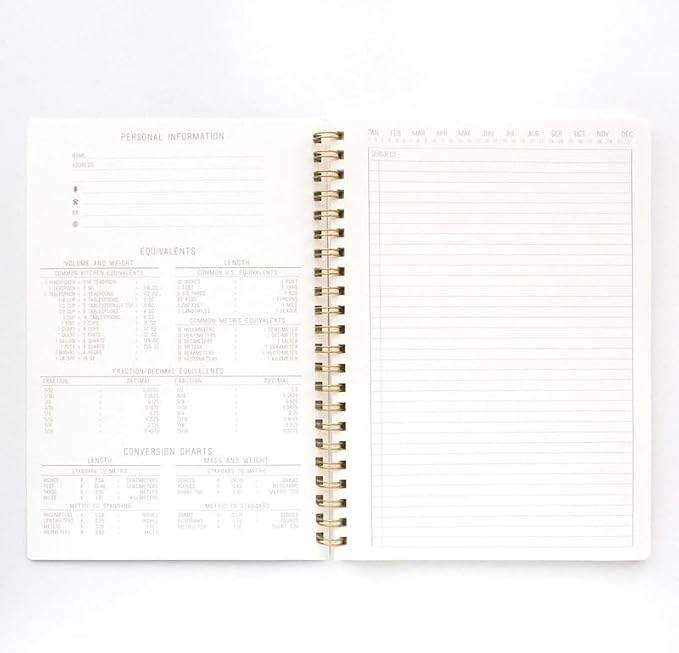 DesignWorks Ink Textured Paper Twin Wire Notebook, Daily Planner & Soft Cover - Image 3