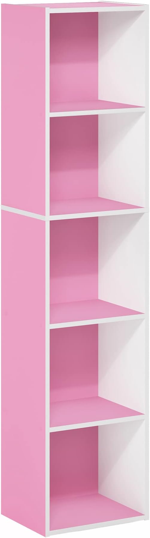 Furinno PASIR Book Shelf, 5-Tier Modern Bookshelf, Open Shelves Bookcase 9 x 12 - Image 7