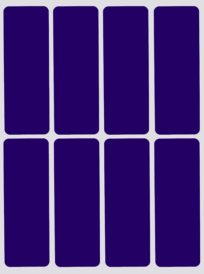 Royal Green Rectangular Sticker Color Coded Write on Labels by RoyalGreen