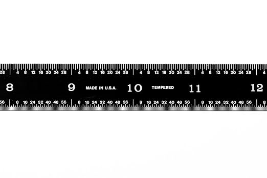 PEC Tools 18" Flexible Metal Ruler, Stainless Steel - Image 5