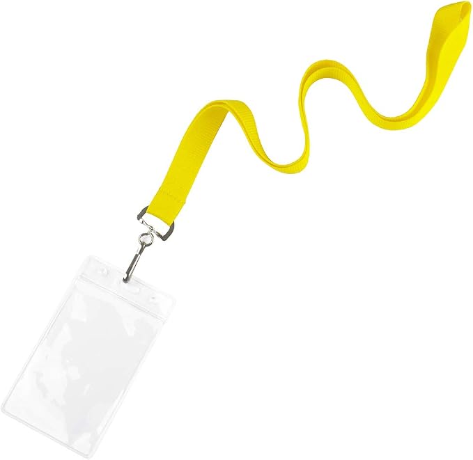 12 Pack Cruise Lanyard with Waterproof ID Card Holder, Colorful Solid Color - Image 2