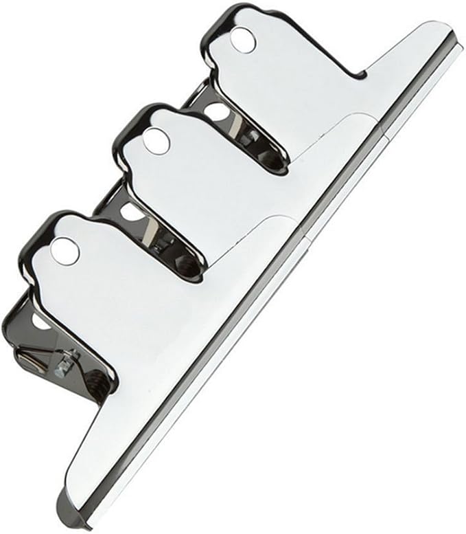 Daycount® Pack of 3 Bulldog Clips 3 Inch, Stainless Steel Large Metal Hinge by Unknown