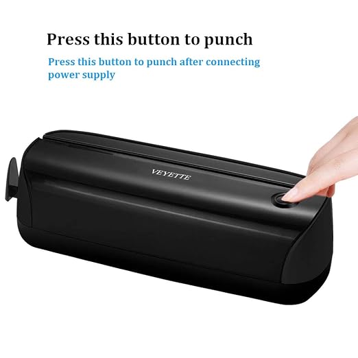 Electric 3 Hole Paper Punch, VEYETTE Paper Puncher - Image 4