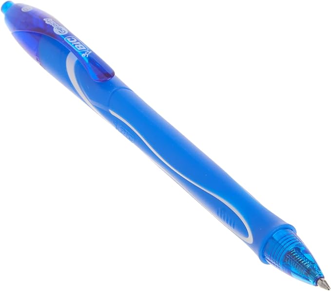 BIC Gelocity Quick Dry Blue Gel Pens, Medium Point, School Supplies - Image 6