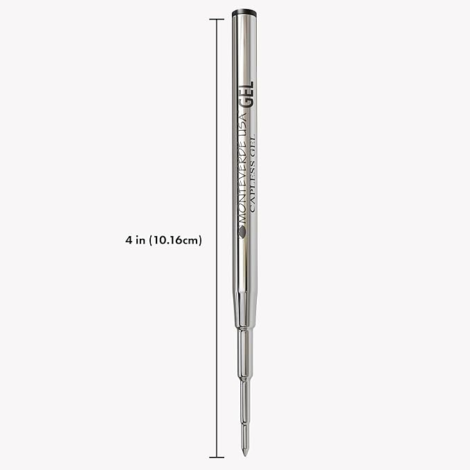 Monteverde USA Capless Gel Refills to Fit Montblanc Ballpoint Pens, Medium Point - Image 4