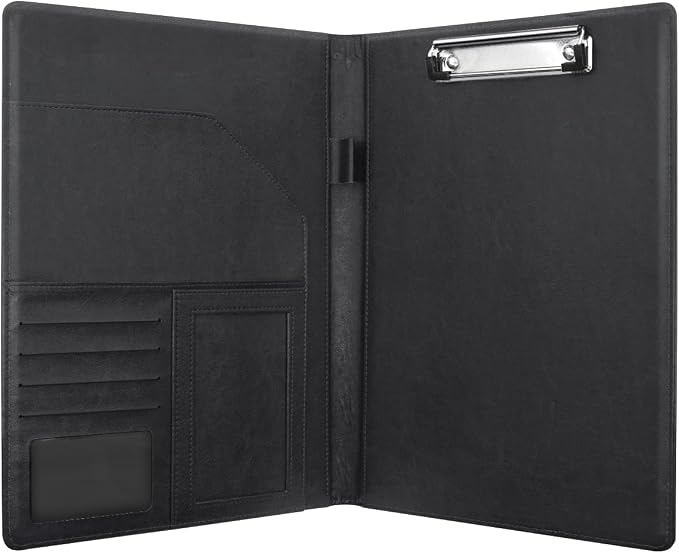 Padfolio Business/Resume Portfolio Folder, Marble Leather Interview Organizer - Image 6