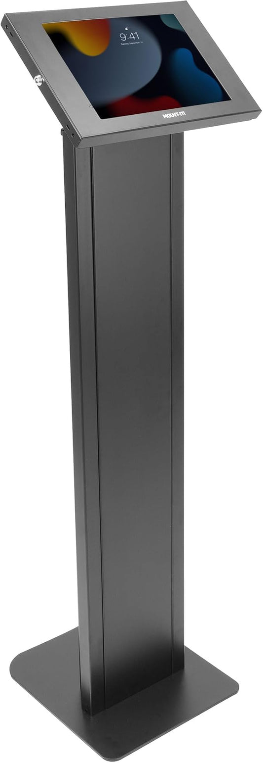Mount-It! Anti-Theft iPad Floor Stand Kiosk, Locking Tablet Floor Stand by Mount-It