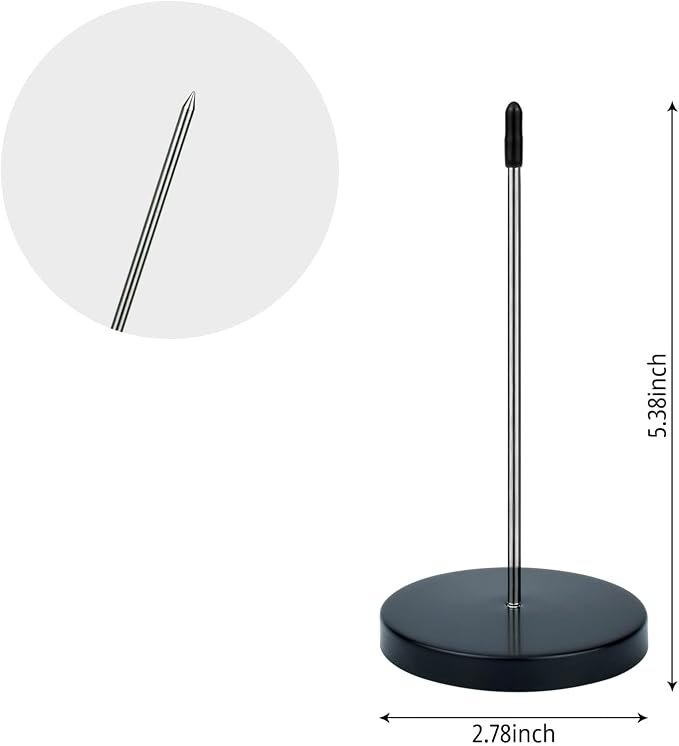 2 Pcs Ticket Spike, Receipt Spike Holder, Metal Bill Holder - Image 2