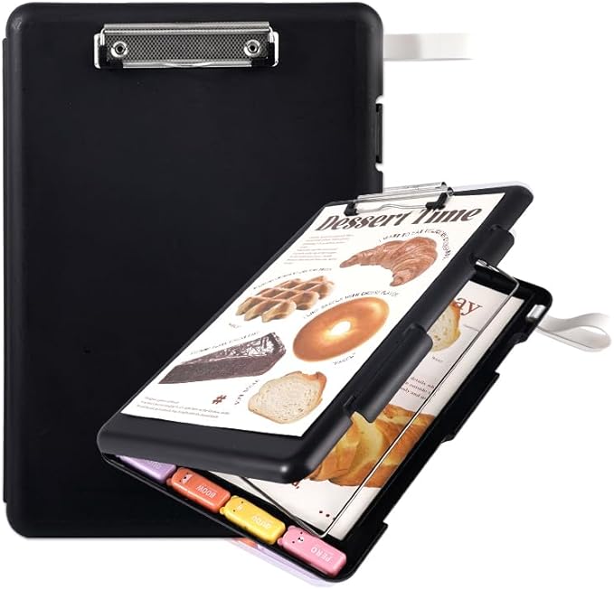 Letter Size Paper Organizer Box, A4 File Portable Project Case, Plastic by ZHIQUANQIHAN