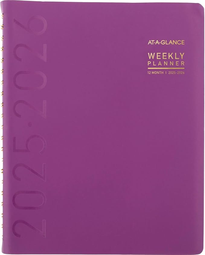 AT-A-GLANCE Planner 2025-2026 Academic, Weekly & Monthly, Half-Hourly - Image 8