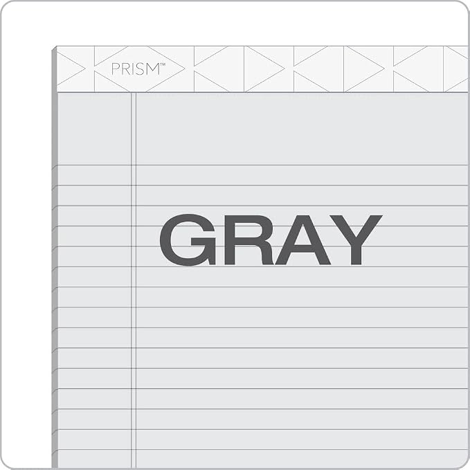 Tops Prism Writing Pads, 8-1/2" x 11-3/4", Legal Rule, Perforated, 50 Sheets - Image 2