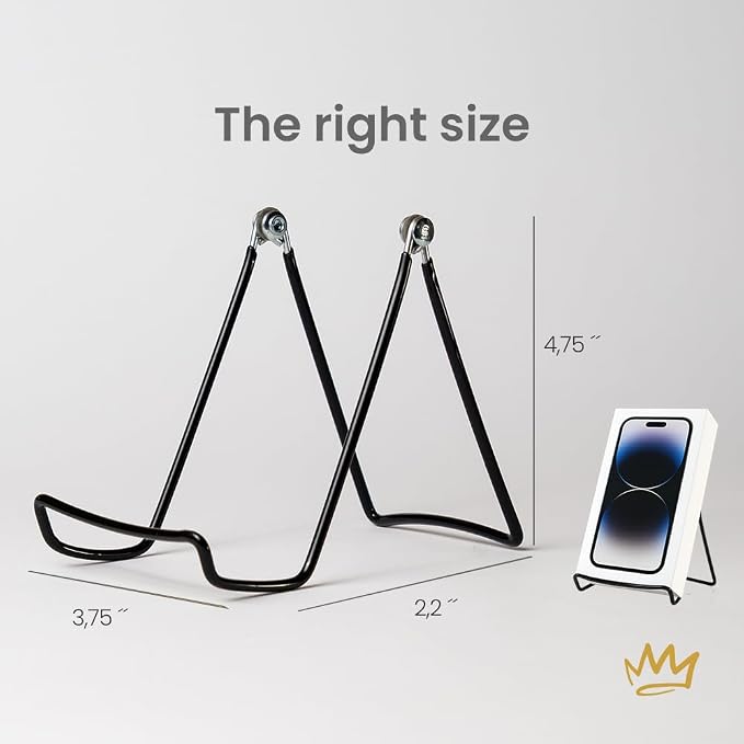 KINGDOM SOLUTIONS MADE IN USA 48-Pack Adjustable Black Metal Easels - Image 2
