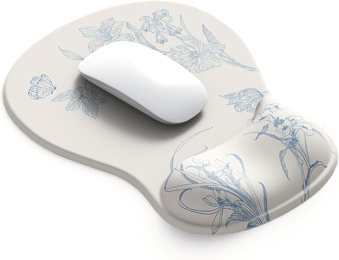 ErgoComfort Gel Wrist Rest Mouse Pad-Ergonomic Office Mousepad by DEMONCHEST