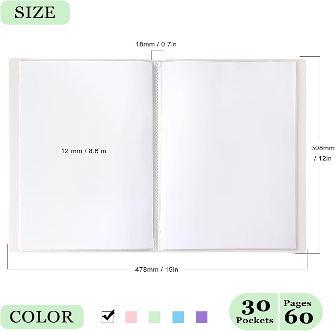 Tamaki Binder with Plastic Sleeves - Image 2