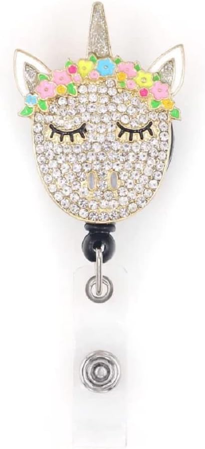 Outside the Box Sparkle and Shine Novelty Retractable Badge Reel ID Holder by Unknown
