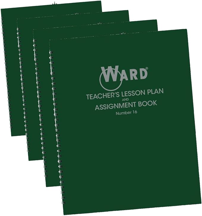Ward 6 Period Teacher Lesson Plan/Assignment Book by Ward