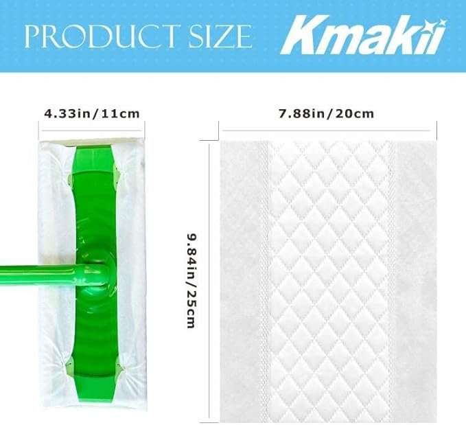 KMAKII Microfiber Dusting Cloths, Diamond Pattern, Disposable Cleaning Cloths for Floor, Furniture, Glass, Electronics, High Absorbency, Sheets, 8.7×11.8 inches (180)-DeskLoop Office