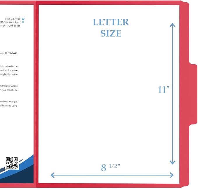 Ecom Folders Top Tab File Folders | Letter Size 11 Pt Stock - Image 6