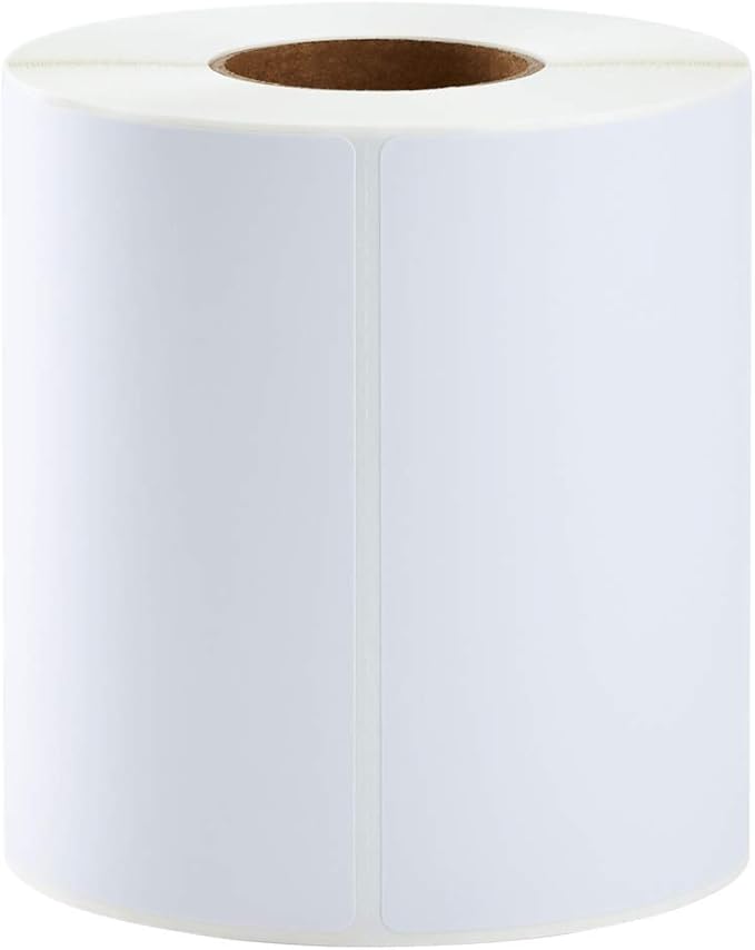 Karat [4x6 - Rolls] Direct Thermal Shipping Label Rolls – Compatible with Rollo and Zebra Printers (90 Labels/Roll) (300 Labels per roll, 4"x6")-DeskLoop Office