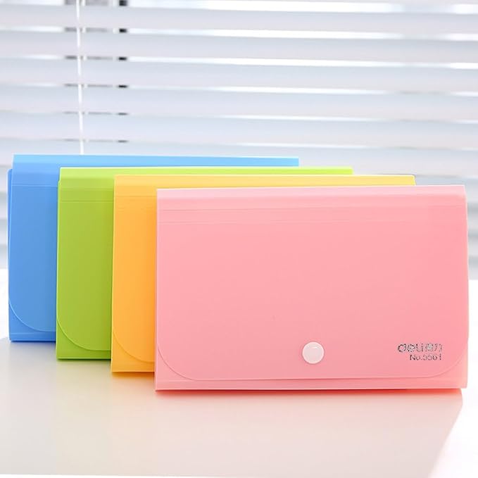 Expanding File Folder, Subdivision Accordion File Folder Mini Organizer PP - Image 6