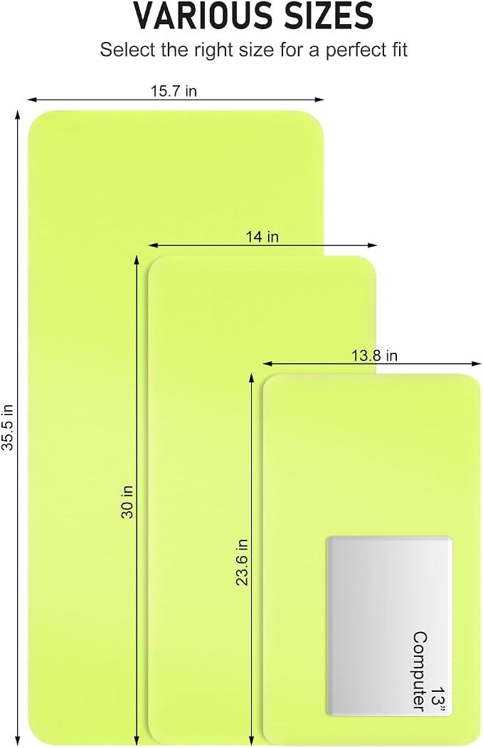 Desk Pad, 23.6" x 13.8" PU Leather Non-Slip Desk Mat Large Mouse Pad - Image 6
