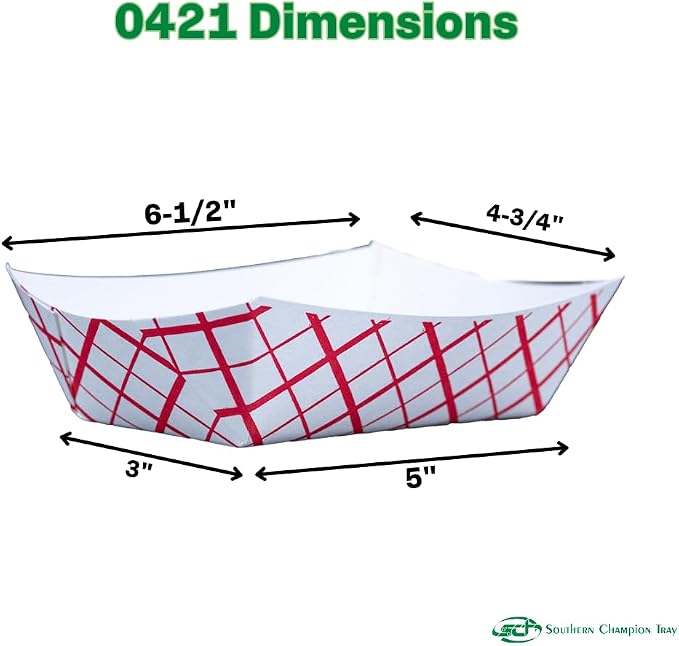 Southern Champion Tray 0421 #250 Southland Paperboard Food Tray, 2-1/2 lb - Image 7