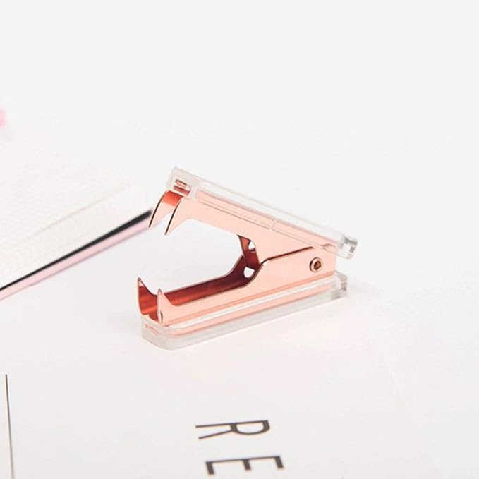 Rose Gold and Gold Staple Remover - Image 7